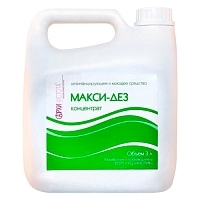 Макси-Дез дезинфицирующее средство 3 л Средства дезинфекции поверхностей купить в Продез Сочи