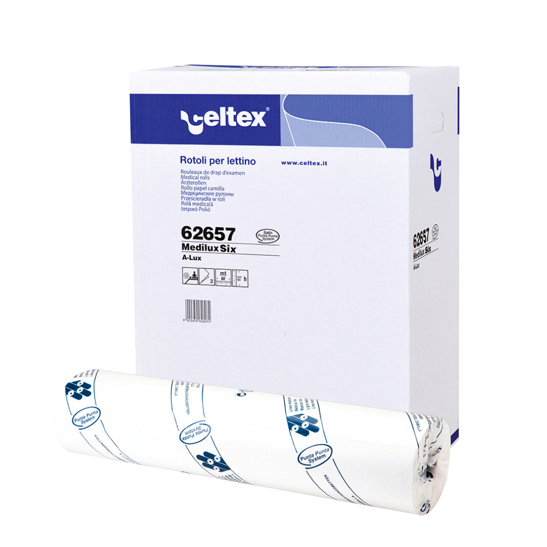 Простыни бумажные медицинские Celtex Medilux Six 60 см х 50м 9 шт Простыни стерильные купить в Продез Сочи