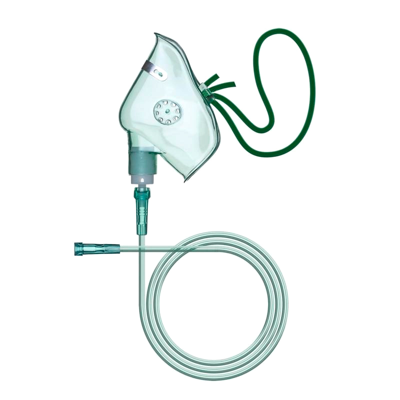 Маска лицевая кислородная нереверсивная S с трубкой 2 м Alba Healthcare FS930S Маски ларингеальные кислородные медицинские купить в Продез Сочи