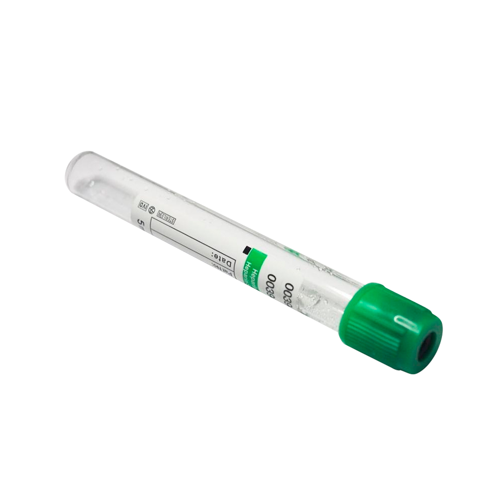 Пробирка вакуумная МиниМед с лития гепарином, 4 мл, 13×75 мм, зеленый, ПЭТФ, уп.100 шт