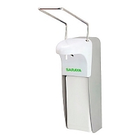 Дозатор локтевой алюминиевый для жидкого мыла и антисептика Saraya MDS-500A