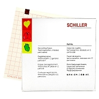 Бумага для ЭКГ Schiller  AT-2, AT-2 plus, CS-200 (210 мм ширина)/240 листов (Швейцария) Бумага для ЭКГ исследования купить в Продез Сочи