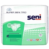 Подгузники Super Seni Trio размер L 10 шт Подгузники для взрослых купить в Продез Сочи