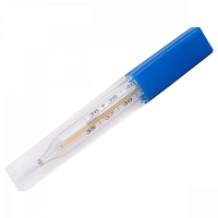 Термометр медицинский без ртути Meridian в пластиковом футляре 1 шт