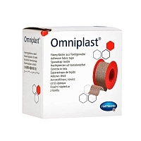 Пластырь Paul Hartmann Omniplast 9005731 фиксирующий тканевый 1,25 см 9,2 м Пластырь медицинский купить в Продез Сочи