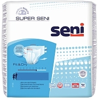 Подгузники Super Seni SE-094-XL10-A01 размер XL 10 шт Подгузники для взрослых купить в Продез Сочи