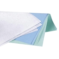 Бумага креповая для стерилизации стандартная BOM 500х500 мм голубая 500 шт Бумага стерилизационная крепированная купить в Продез Сочи