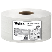 Туалетная бумага Veiro Professional Premium 2 слоя 200 листов 25 м белая 48 шт