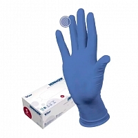 Перчатки Смотровые Нитрил. Dermagrip ULTRA PLUS нестер. неопудр. р. S с удл. манж.(50пар/уп)  Перчатки купить в Продез Сочи