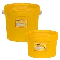 Набор контейнеров для утилизации медицинских отходов МедФарм класс Б 3 л 6 л Емкости класса Б для утилизации для медицинских отходов купить в Продез Сочи