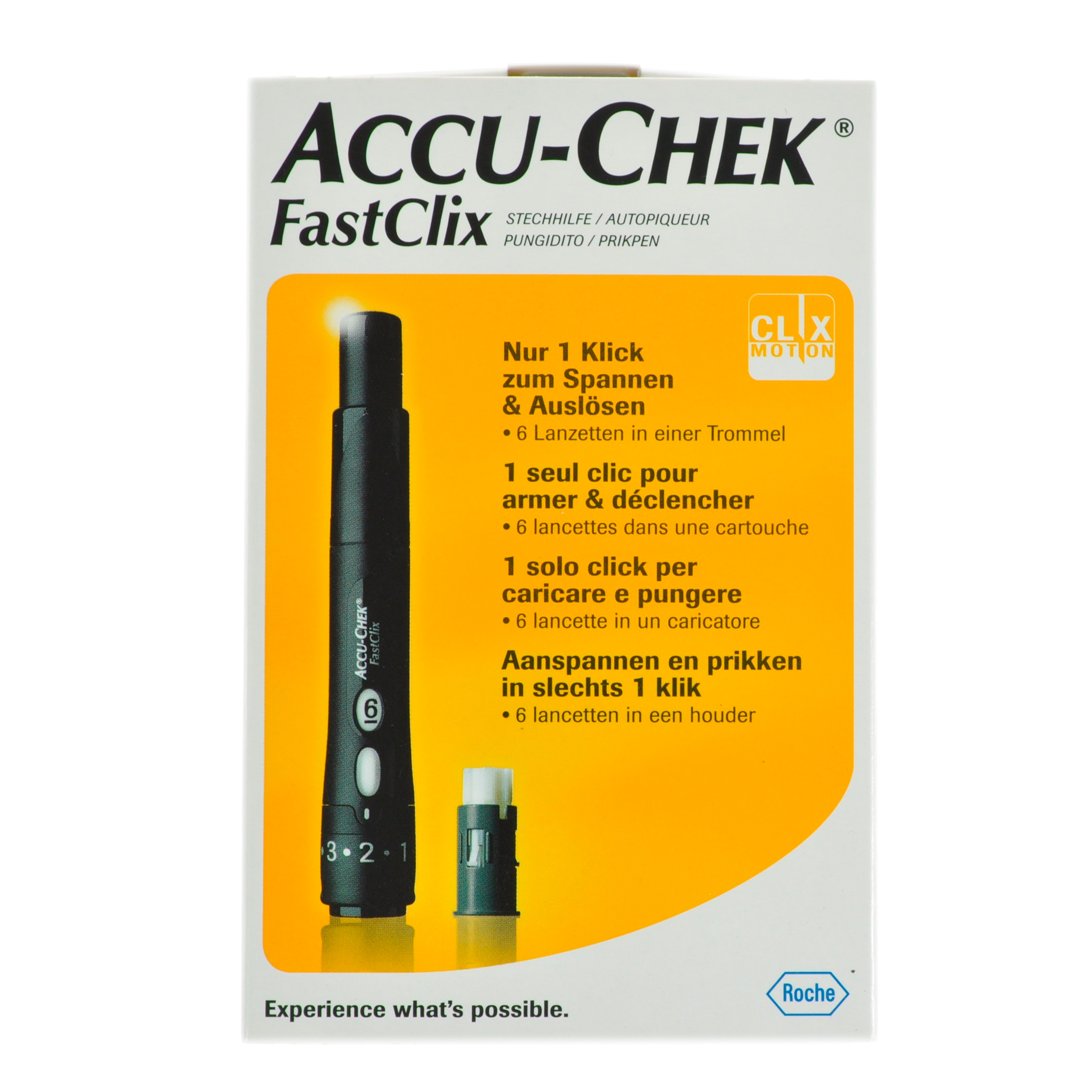 Ручка для прокалывания кожи Акку-Чек ФастКликс (Accu-Chek FastClix) Глюкометры медицинские купить в Продез Сочи