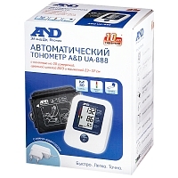 Тонометр автоматический AND UA-888АС с манжетой 23-37 см и адаптером