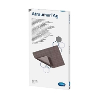 Повязка Paul Hartmann Atrauman Ag 4995747 с серебром стерильная 10х20 см 3 шт Повязки медицинские купить в Продез Сочи