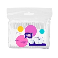 Ватные палочки Bella cotton 100 шт Bella cotton BC-081-F100-002 Ватные палочки купить в Продез Сочи