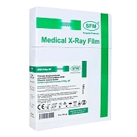 Рентгенпленка SFM X-Ray GF  13х18 см зеленочувствительная (100 листов) Рентген пленка медицинская купить в Продез Сочи