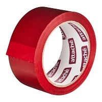 Клейкая лента упаковочная Attache 45 мкм 48 мм 66 м красный Изолента для фиксации купить в Продез Сочи