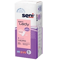 Прокладки урологические Seni Lady micro 20 шт SE-095-MC20-RU5 Прокладки и тампоны купить в Продез Сочи
