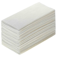 Бумажные полотенца Терес Стандарт Z- сложение 1 слой белые 22x23 см 200 листов
