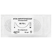 Игла хирургическая колющая SE-TG 31 L 7/16 №10 Mani Иглы хирургические купить в Продез Сочи