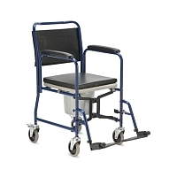 Кресло-каталка с санитарным оснащением Армед H 009B Кресла-коляски медицинские купить в Продез Сочи
