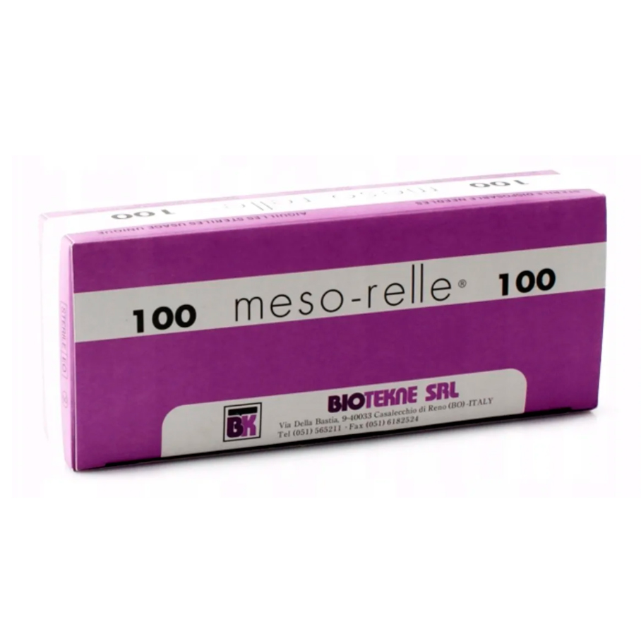 Игла для мезотерапии Meso-relle 27G 0,4х12 мм 100 шт