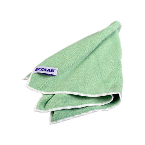 Салфетка из микрофибры Ecolab зеленая 5 шт Протирочный материал для уборки купить в Продез Сочи