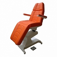 Кресло процедурное с электроприводом Ондеви-4 ОД-4 с прямыми откидными подлокотниками, держателем для инвазивной стойки и педалями управления (РУ)