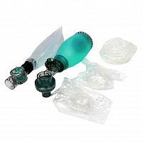 Комплект дыхательный для ручной ИВЛ тип Амбу Медплант КД-МП-В неонатальный многоразовый Мешки АМБУ медицинские купить в Продез Сочи