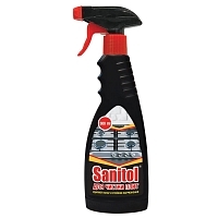 Sanitol для чистки плит 0,5 л распылитель Средства для мойки оборудования купить в Продез Сочи
