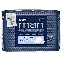 Прокладки урологические мужские Seni Man Normal 15 шт Прокладки и тампоны купить в Продез Сочи