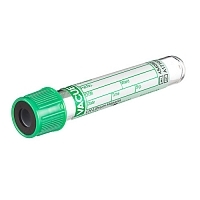 Пробирка вакуумная Vacuette 3 мл 13х75 мм с Li-гепарином для клинических исследований плазмы 50 шт Пробирки вакуумные для лаборатории купить в Продез Сочи