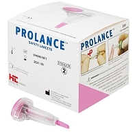 Ланцет автоматический Prolance Pediatric Flow 1,2 мм лезвие 200 шт Ланцеты медицинские купить в Продез Сочи