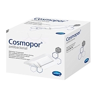 Повязка Cosmopor Antibacterial самоклеющаяся серебросодержащая 10х20 см 25 шт