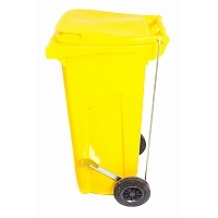 Бак для утилизации медицинских отходов Инновация класса Б 240 л высота 106 см с педалью желтый Корзины и урны купить в Продез Сочи