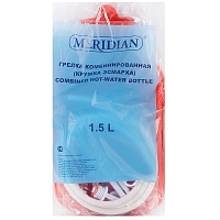 Грелка резиновая комбинированная Meridian 1,5 л