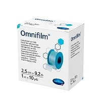 Пластырь Paul Hartmann Omnifilm 9004223 гипоалергенный из прозрачной пленки 9,2 м х 2,5 см Пластырь медицинский купить в Продез Сочи