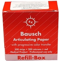 Бумага артикуляционная Bausch ВК-1002 красная