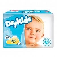 Подгузники DryKids mini 3-6 кг 30 шт