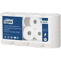 Туалетная бумага Tork мягкая 120320 2 слоя 9,4 см 23 м 184 листов 96 шт Туалетная бумага купить в Продез Сочи