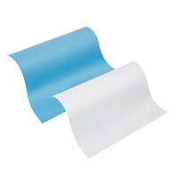 Бумага крепированная МБК-Стеримаг Медтест 1000х1400 мм белая/голубая 100 листов
