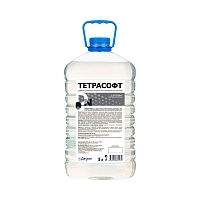 Тетрасофт дезинфицирующее жидкое мыло 5 л ПЭТ-канистра эконом Жидкое антибактериальное мыло купить в Продез Сочи