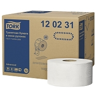 Туалетная бумага Tork Advanced 120231 2 слоя 9,5 см 170 м 1214 листов 12 шт