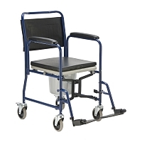 Кресло-коляска с санитарным оснащением для инвалидов H009B+