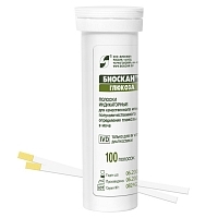 Биоскан Глюкоза в моче 100 шт Тесты для экспресс-диагностики мочи и крови купить в Продез Сочи
