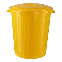 Бак для утилизации медицинских отходов КМ-проект класс Б 65 л высота 55 см желтый Емкости класса Б для утилизации для медицинских отходов купить в Продез Сочи