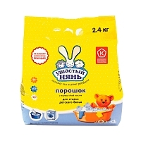 Ушастый нянь стиральный порошок для детского белья 2,4 кг Средства для стирки купить в Продез Сочи