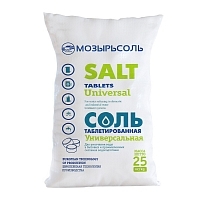 Соль таблетированная для воды 25 кг Беларусь