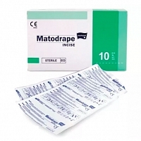 Салфетка Matodrape стерильные ламинированные с адгезивным краем 75x45см Салфетки для медицинских целей купить в Продез Сочи