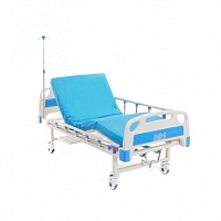 Медицинская кровать механическая четырехсекционная MET DM-370 Кровати для медицинского кабинета купить в Продез Сочи