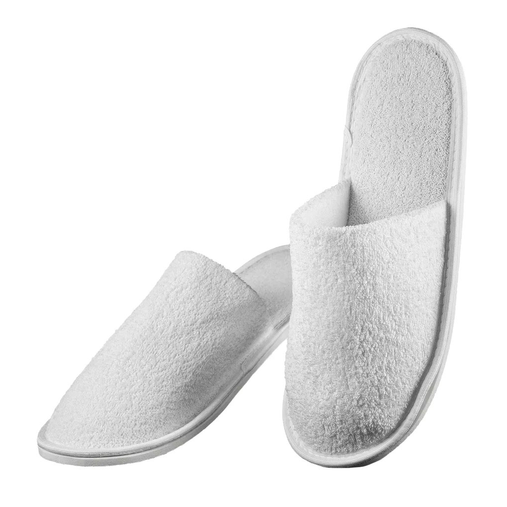 Тапочки с открытым мысом Бизнес махровые 100 пар белые Обувь медицинская купить в Продез Сочи